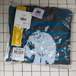 Hanna Andersson Blue and Gray Kids Pajama Set